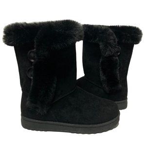 SO Abigail Womens Winter black Boots Size 7.5 NWOT warm